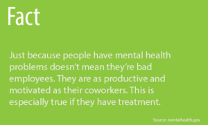 Fact 2: People with problems are often no different from any other employee