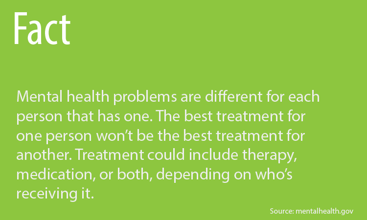 Fact 4: A range of treatments are effective, and it all depends on the individual